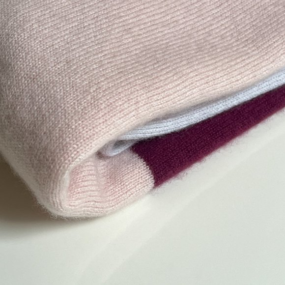 Madeleine Thompson Colorblock 100% Cashmere Crewneck Sweater - Picture 9 of 9